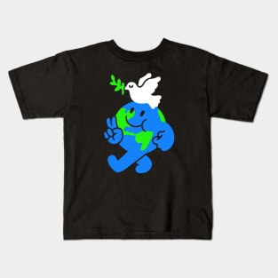 Peace On Earth Kids T-Shirt